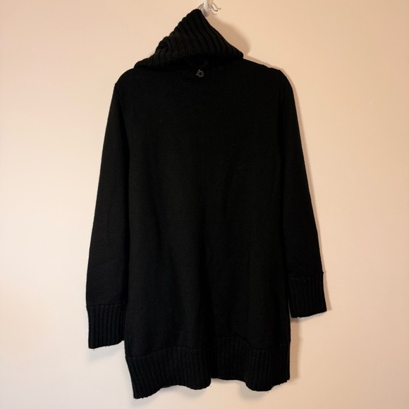 MICHAEL Michael Kors Black Women’s Sweater Cardigan with Removable Scarf Size XL - Picture 2 of 7